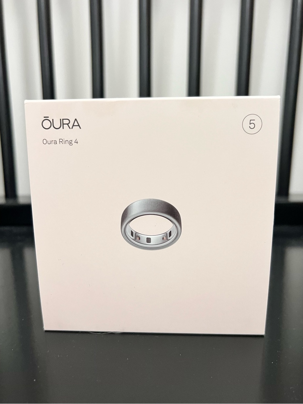 NIB Oura Ring Gen 4 – Brushed Silver (Size 5) | Discontinued Finish